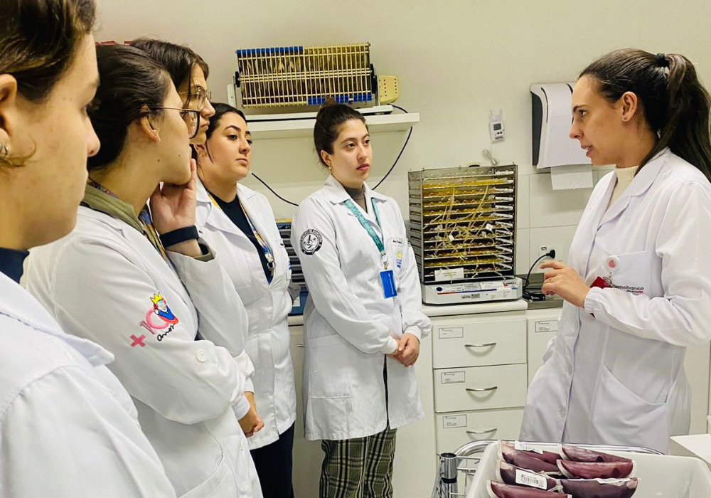 Estudantes de Biomedicina e Farmácia da FPP Realizam Visita Técnica ao Hemobanco