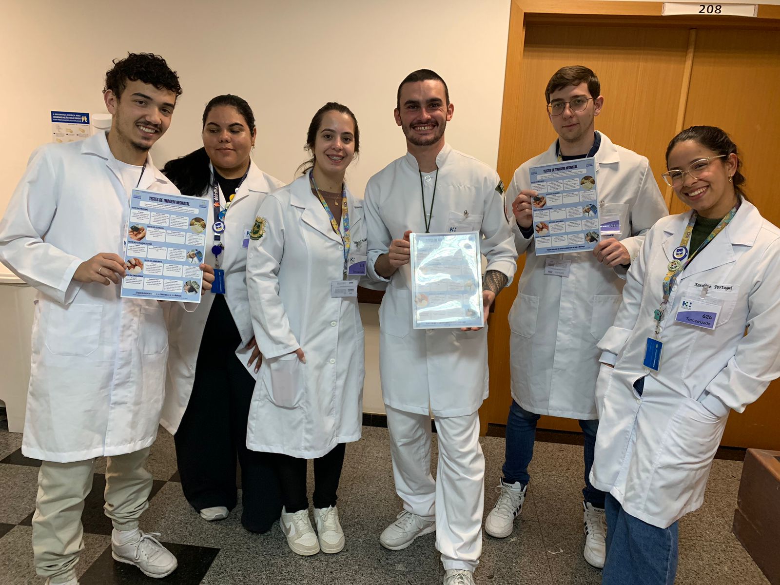 Estudantes de Enfermagem FPP realizam ACEx com mães puérperas no Hospital do Trabalhador