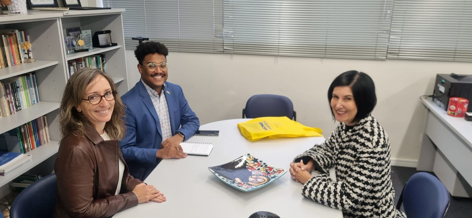 FPP recebe visita da Adida Cultural do Consulado dos EUA