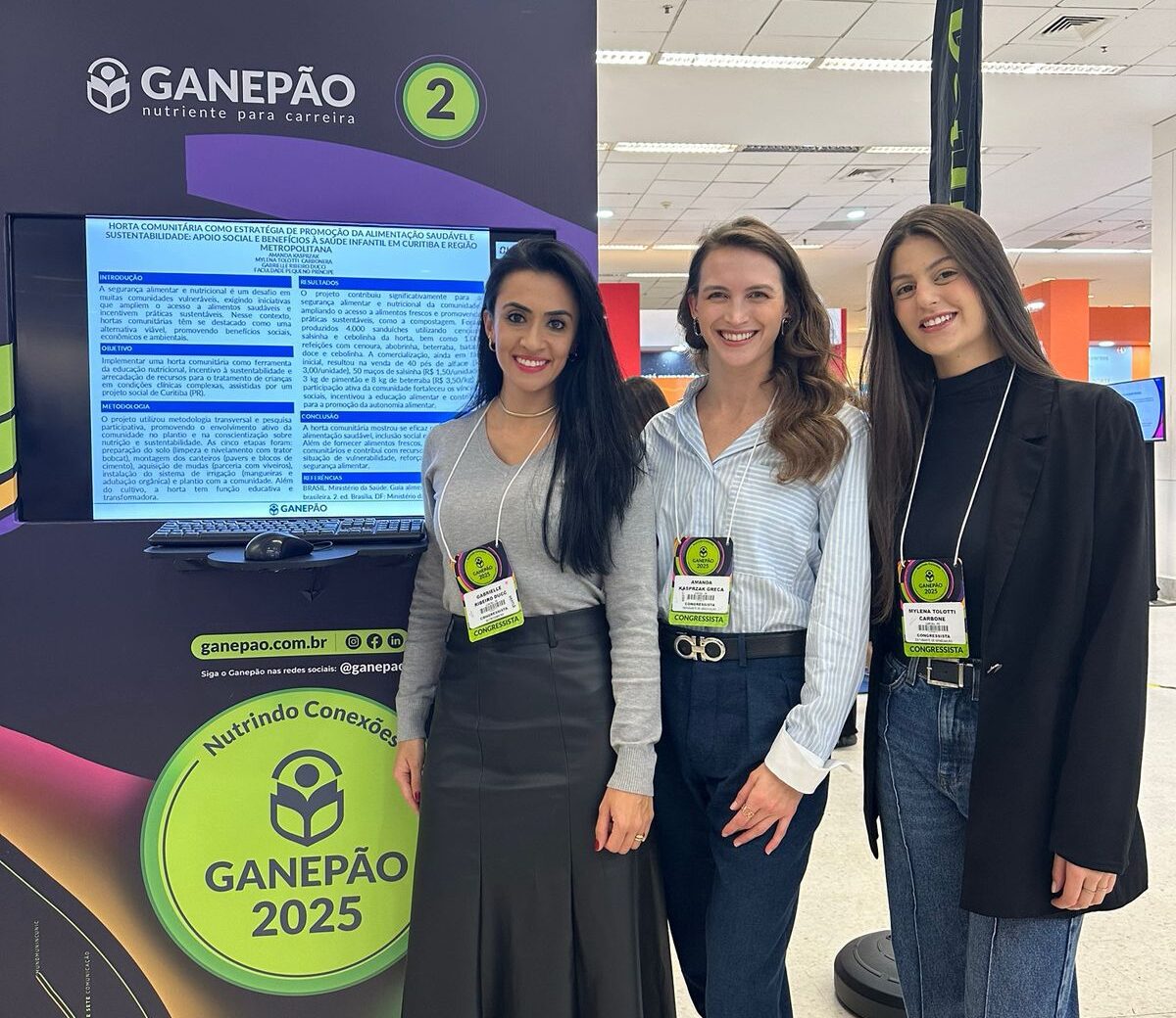 Estudantes FPP marcam presença no maior Congresso de Nutrição da América Latina  com projeto de horta comunitária
